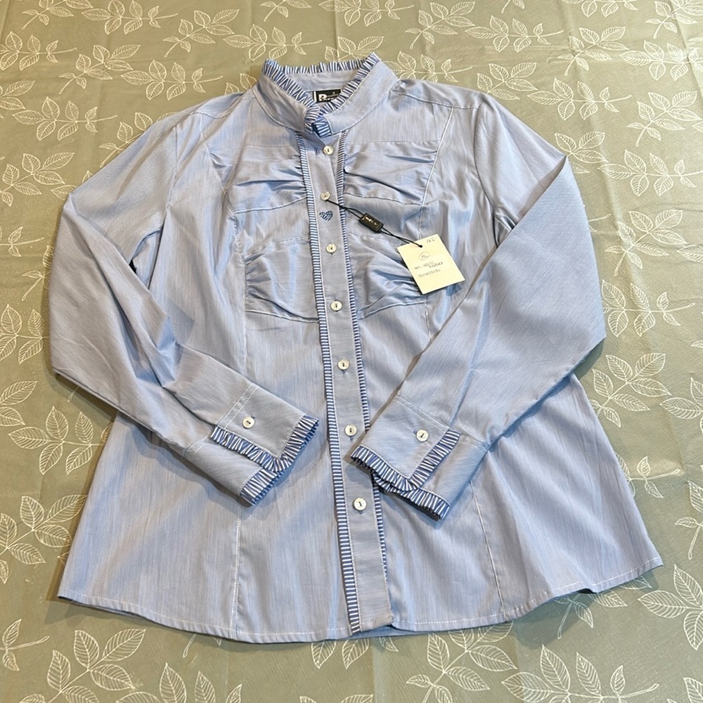 Ladies Patry Button Up Shirt.
